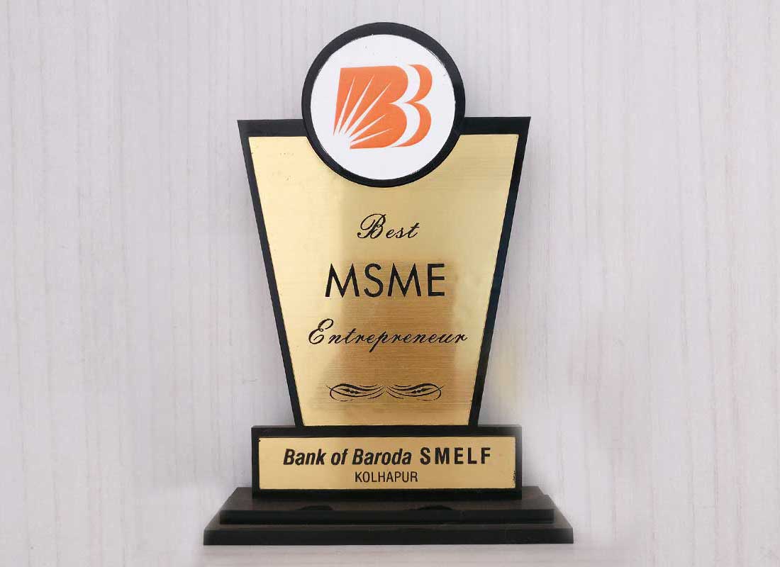 Best MSME Award by Bank Of Baroda